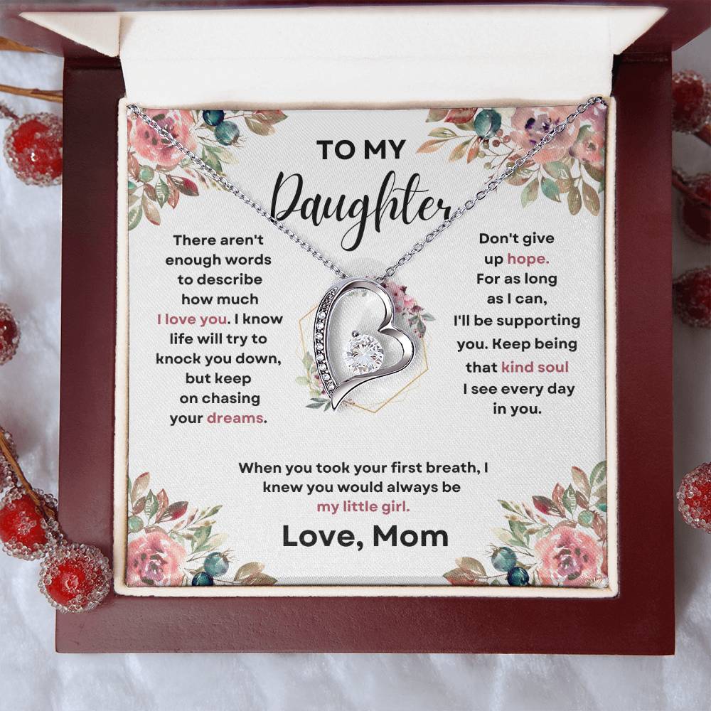 To My Daughter (Forever Love Necklace)