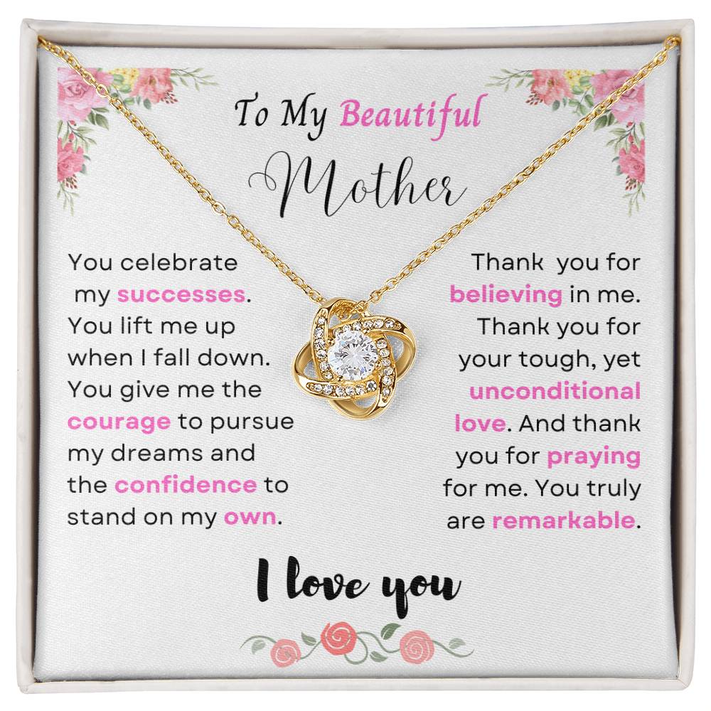 To My Mother (Love Knot Necklace)