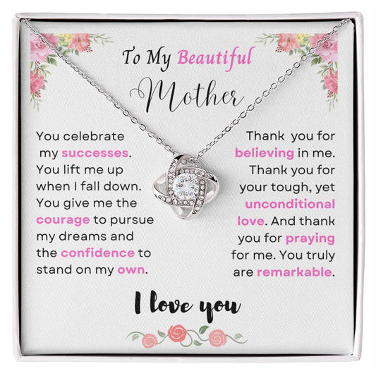 To My Mother (Love Knot Necklace)