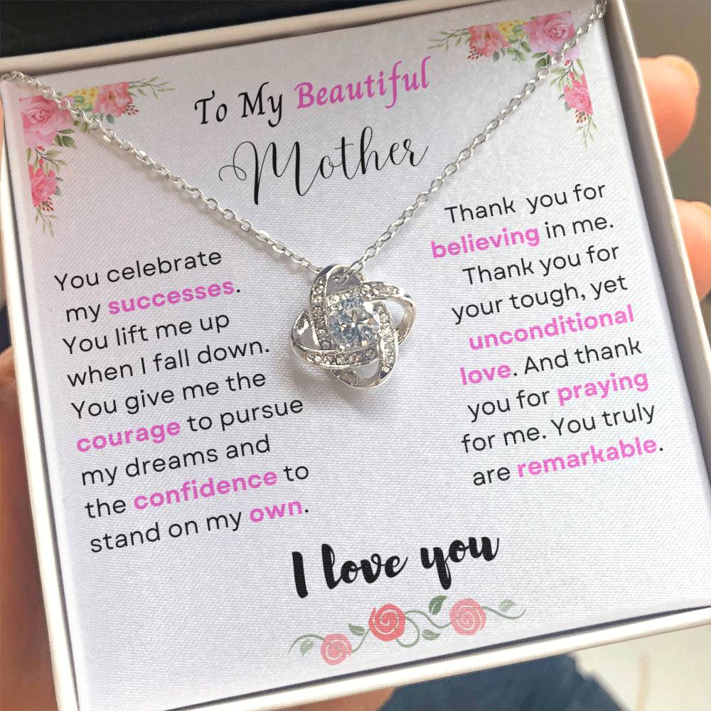 To My Mother (Love Knot Necklace)