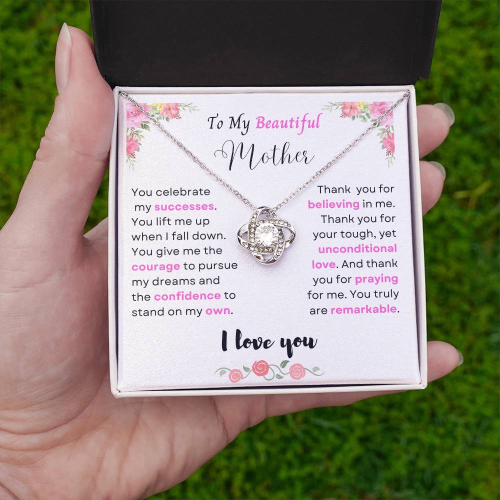 To My Mother (Love Knot Necklace)