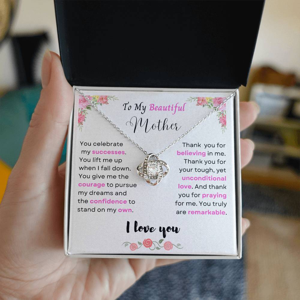 To My Mother (Love Knot Necklace)