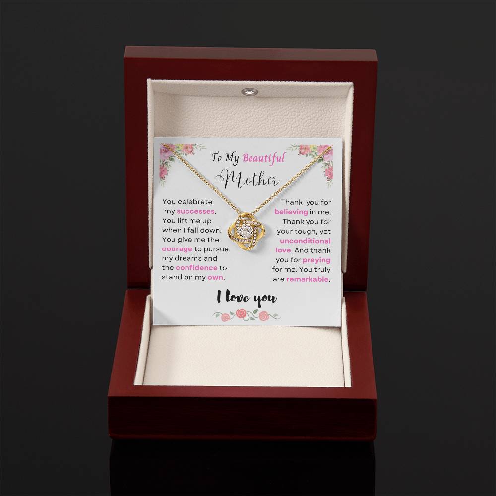 To My Mother (Love Knot Necklace)