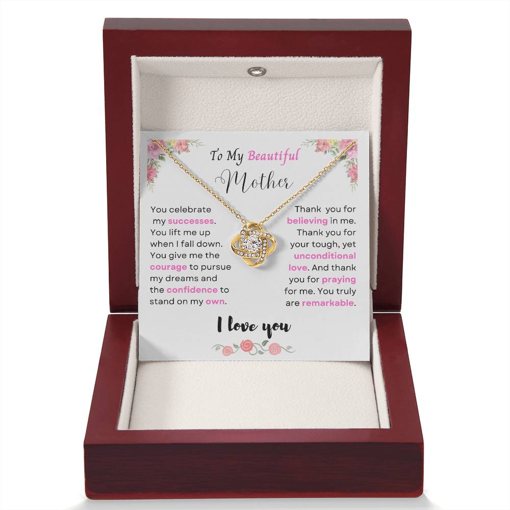 To My Mother (Love Knot Necklace)