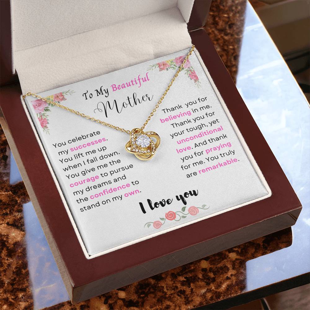 To My Mother (Love Knot Necklace)