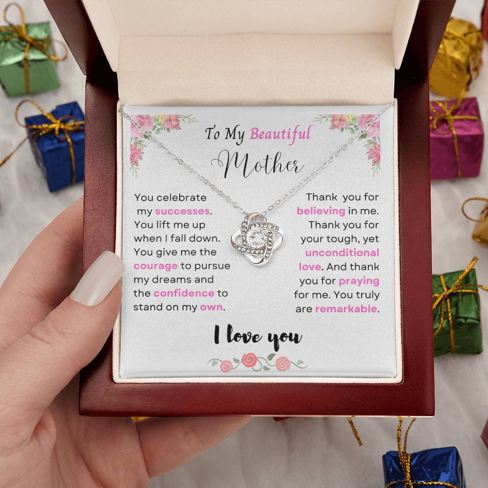 To My Mother (Love Knot Necklace)