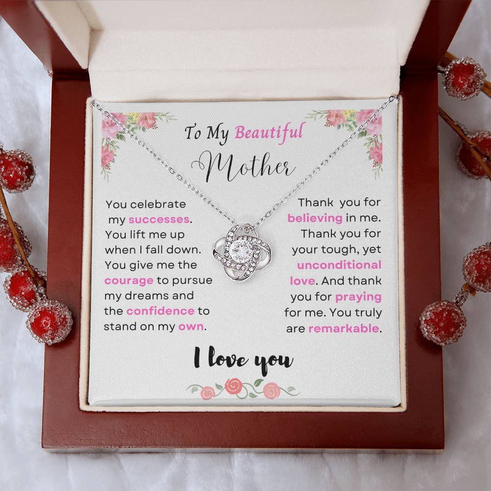 To My Mother (Love Knot Necklace)