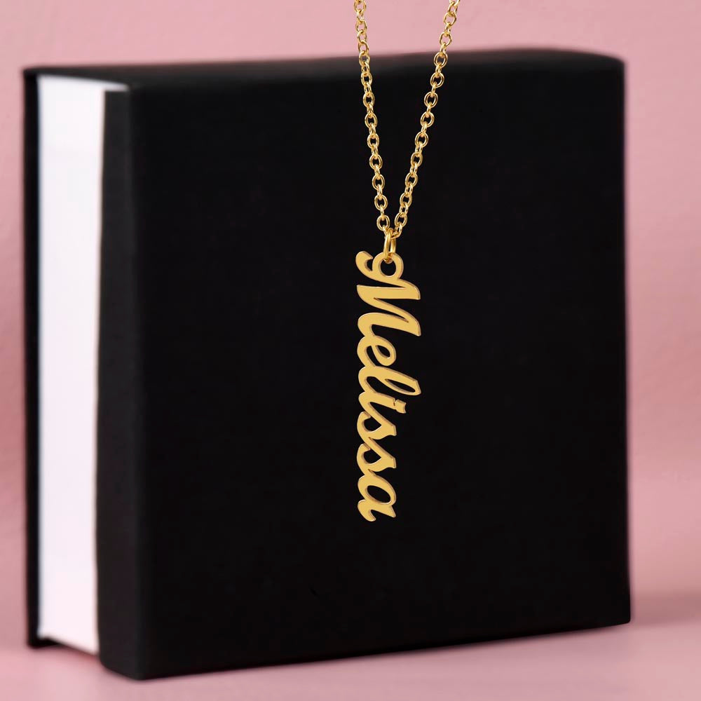 To My Incredible Mother Name Necklace