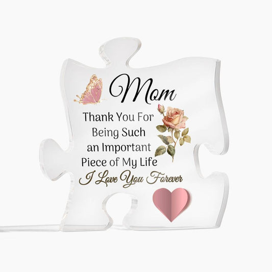 Mom Printed Puzzle Acrylic Plaque