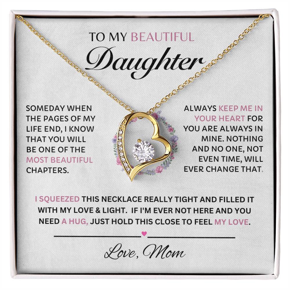 Beautiful Daughter (Forever Love Necklace) Mom