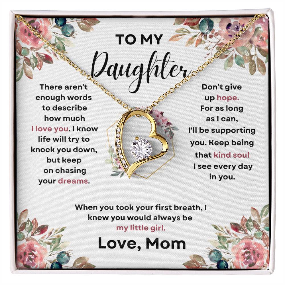 To My Daughter (Forever Love Necklace)