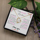 To My Mother (Forever Love Necklace)