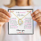 To My Mother (Forever Love Necklace)