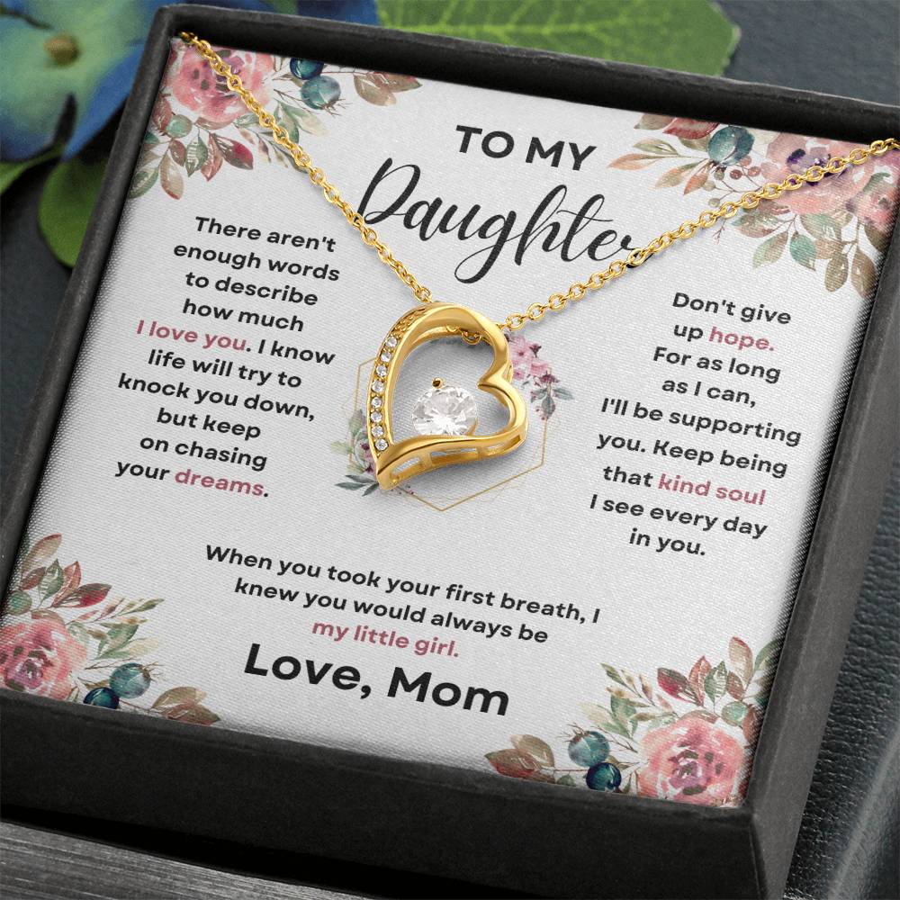 To My Daughter (Forever Love Necklace)