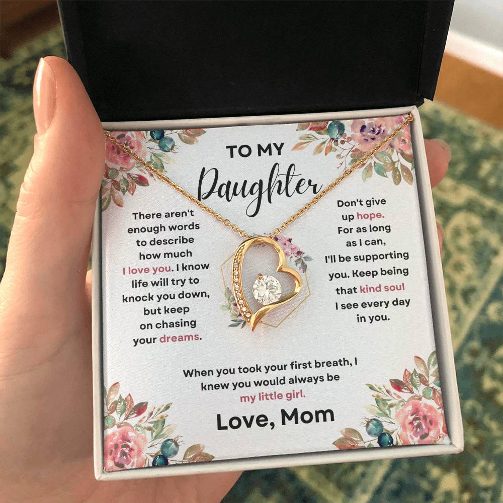 To My Daughter (Forever Love Necklace)